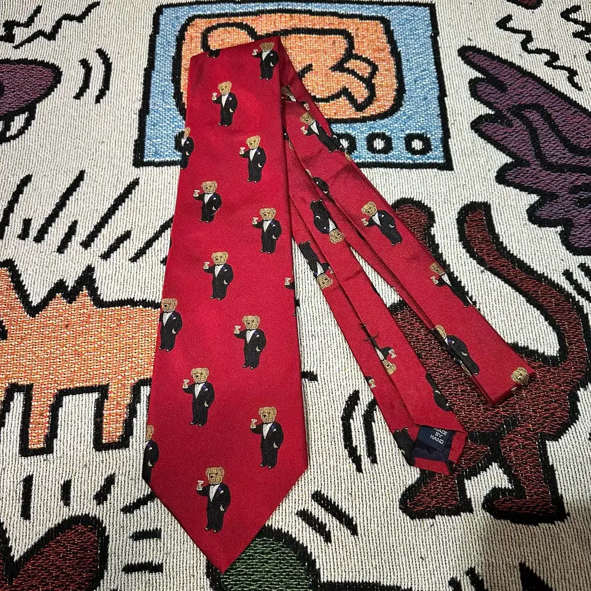 ラルフローレン　ネクタイ　マティーニベア　ポロベア Polo ベア シルク レップ ネクタイ｜ポロ ラルフ ローレンの通販